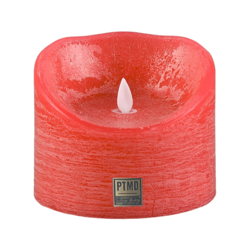 PTMD LED stompkaars op batterij XL rood 12,5 x 10 cm