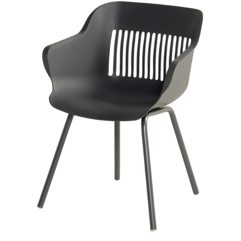 Hartman tuinstoel Jill Rondo xerix zwart 58 cm