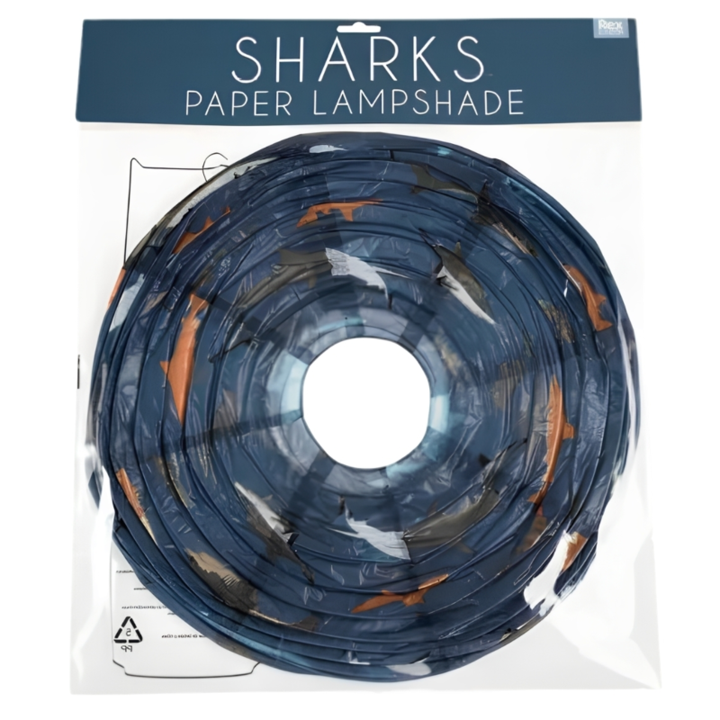 Rex London lampion Sharks papier 40 cm