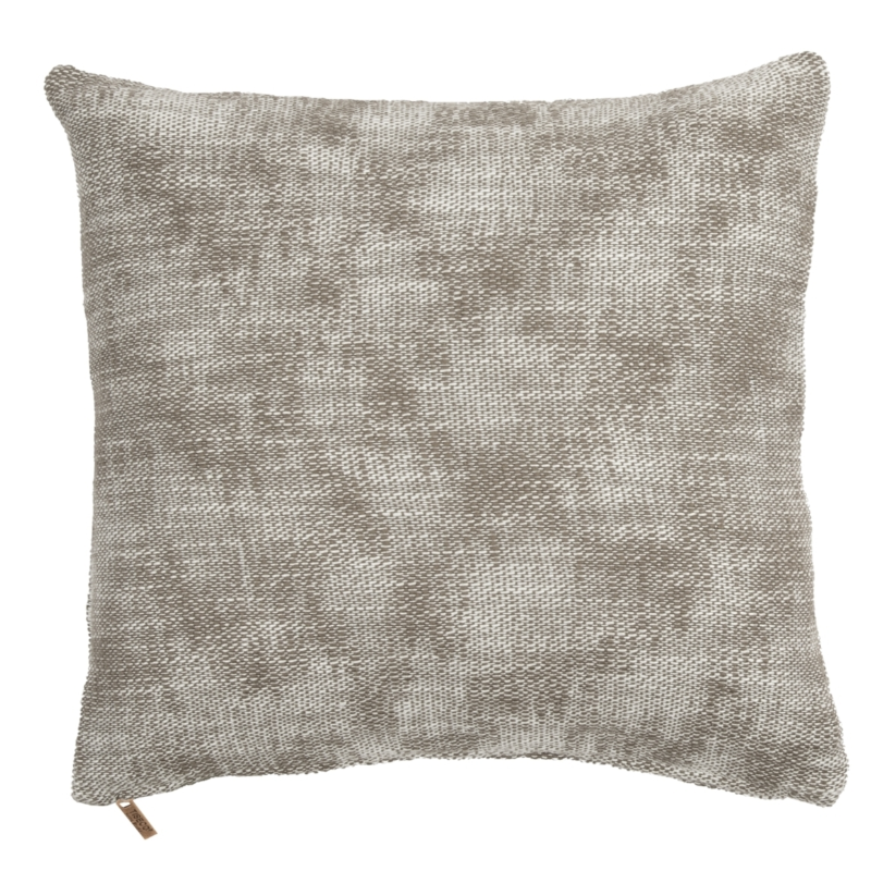 Tiseco kussen Melange taupe 45 x 45 cm