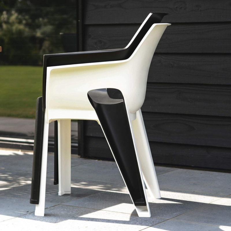 Hartman tuinstoel stapelbaar Ivy wit 85 cm