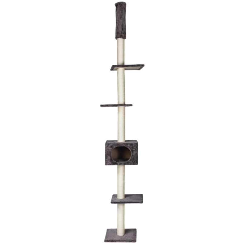 Krabpaal katten Cometa grijs 263 cm