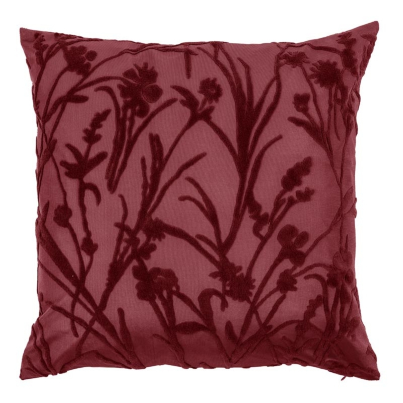 Tiseco kussen Iris pomegranate 45 x 45 cm