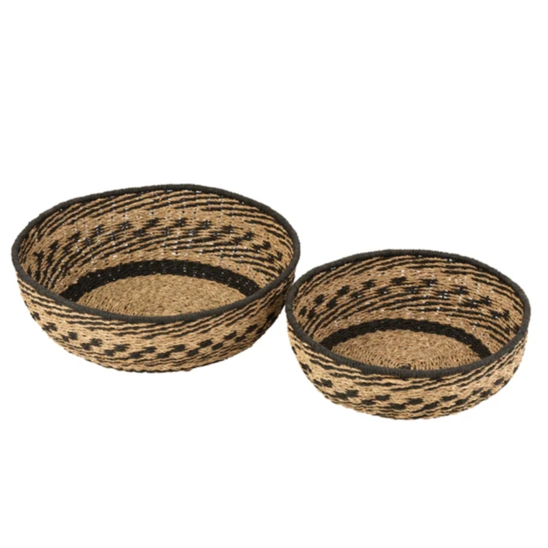 J-line mand zeegras 46 cm set van 2