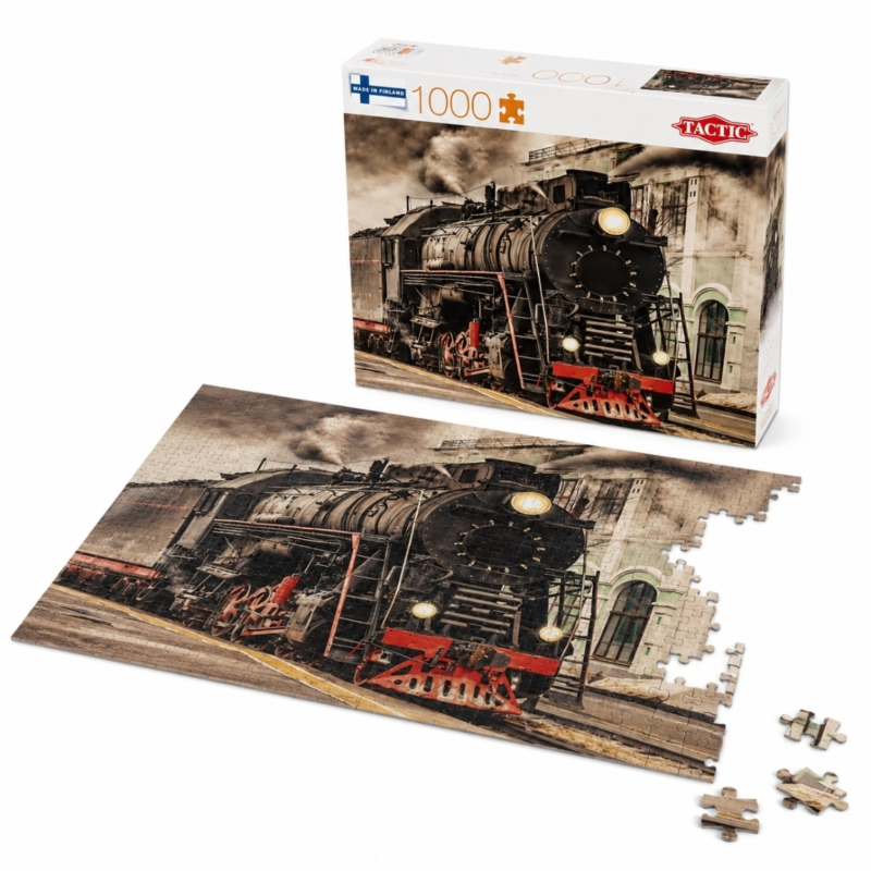 Tactic puzzel Trein 67 x 48 cm 1000 stukjes