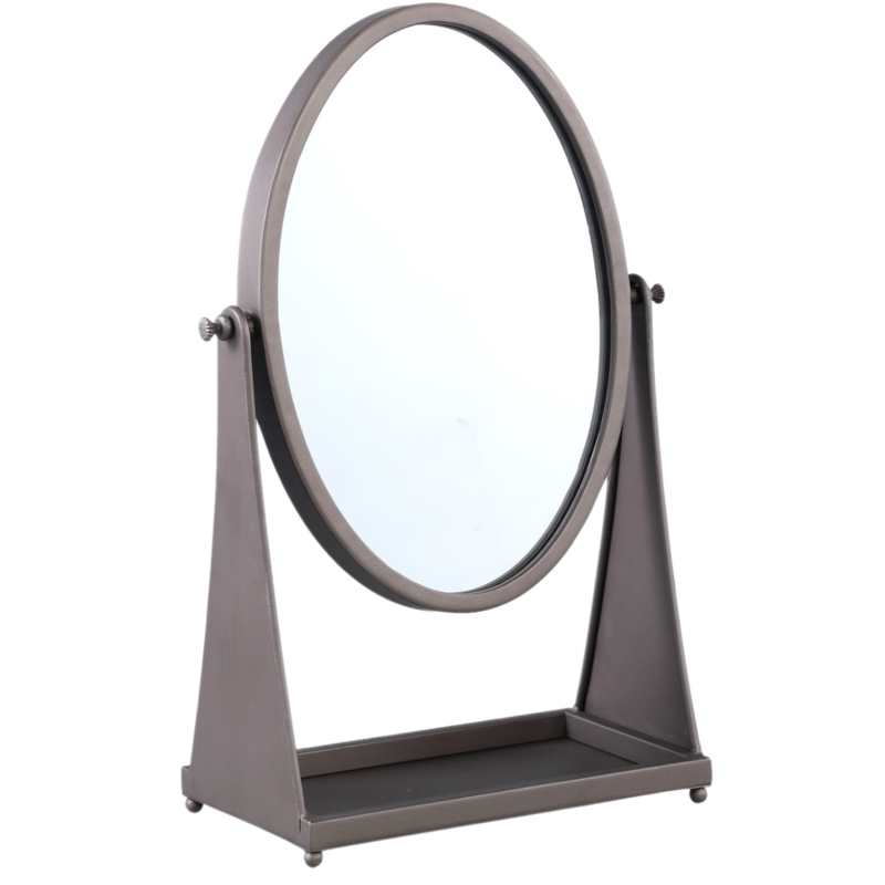 PTMD spiegel Francess ovaal bruin 43 cm