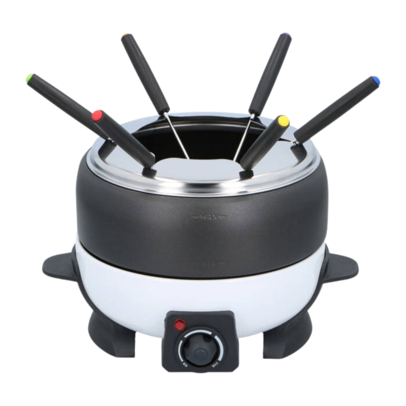Cuisinier fondueset 6 personen RVS elektrisch