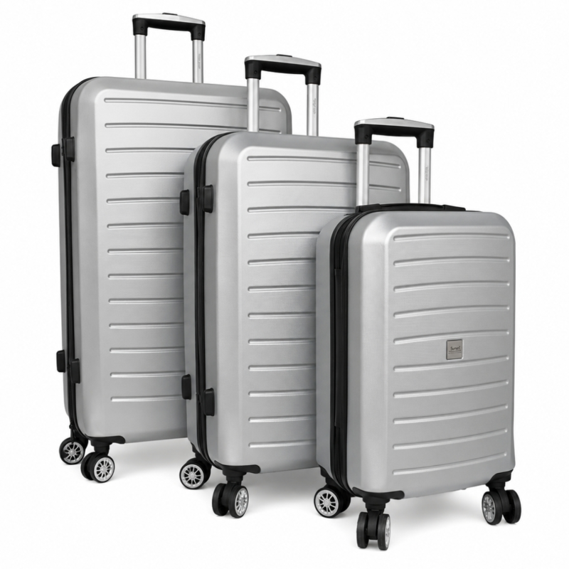 Kofferset Sunset silberfarbig 95/56/27 L Set mit 3