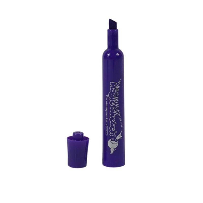 402081 Magic Sketch Stiften paars met geur 12 cm set van 12