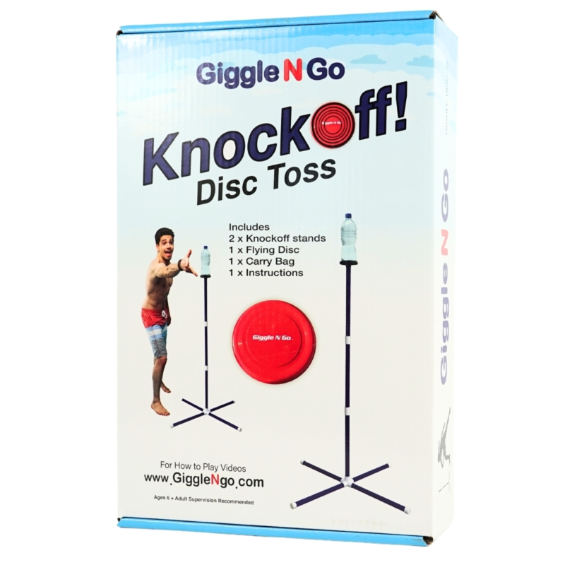 Giggle N Go Knock Off frisbee Spel 129 cm