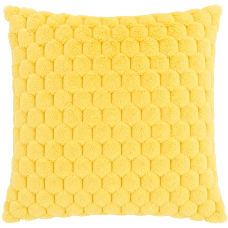 Unique Living kussen Dezi lemon yellow 45 x 45 cm