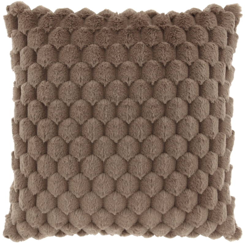 Unique Living kussen Dezi taupe 45 x 45 cm