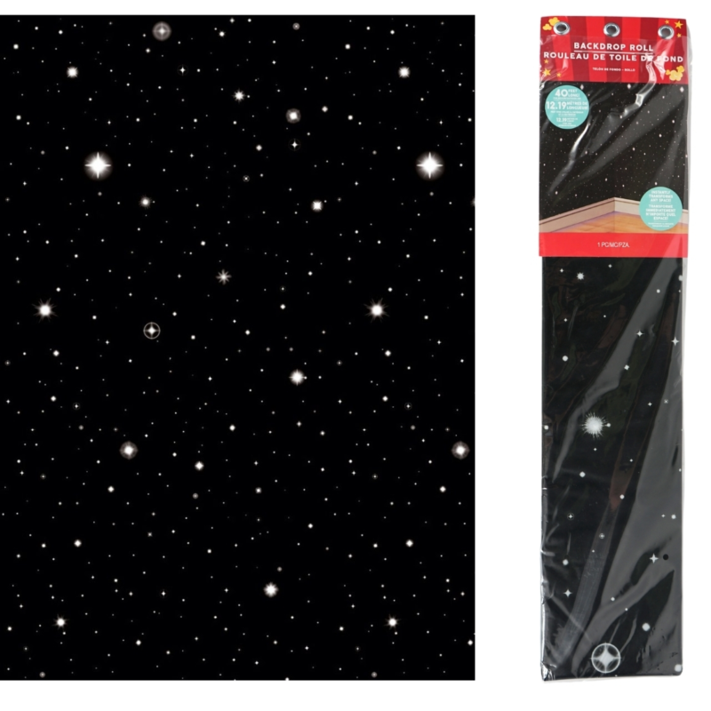 Wanddekoration Sternenhimmel 12 Meter