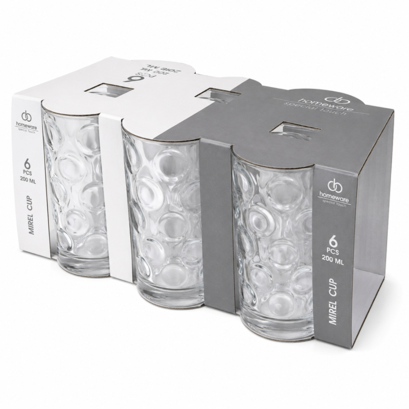 Homeware drinkglas Mirel 200 ml 6 stuks