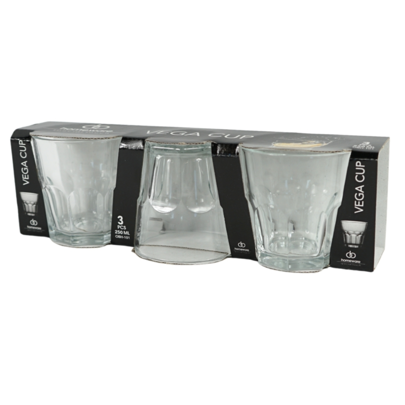 Homeware drinkglas Vega 250 ml 3 stuks