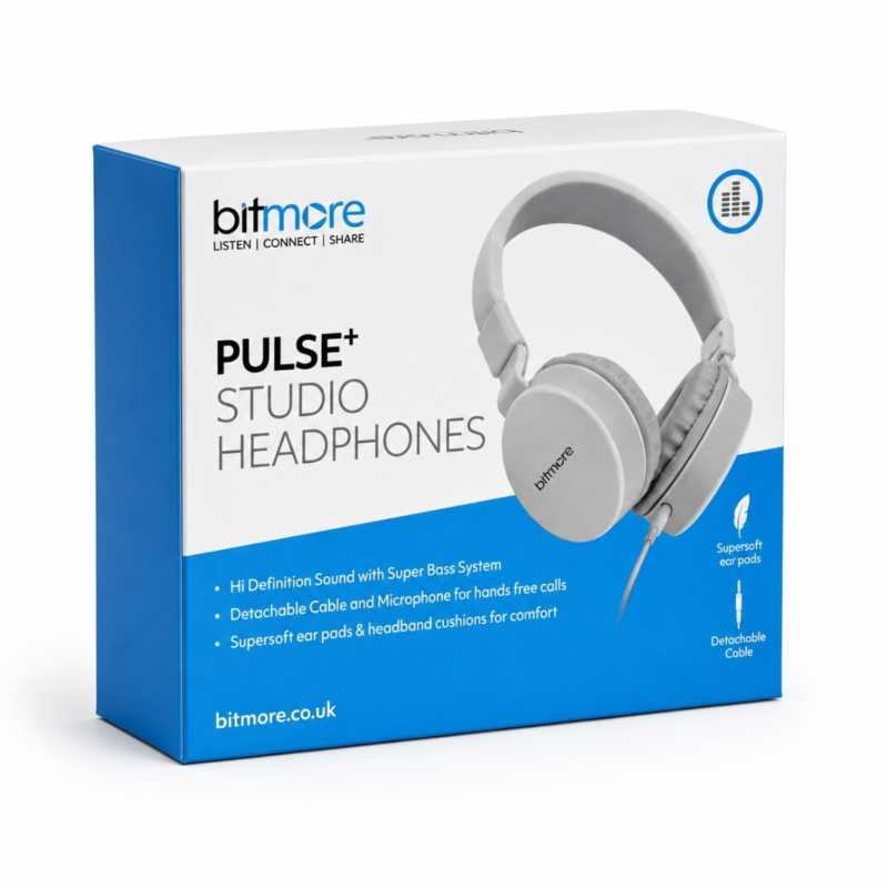 Bitmore Pulse+ koptelefoon bedraad