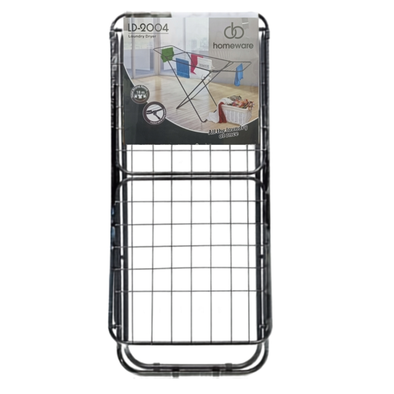 Homeware droogrek zwart 170 cm