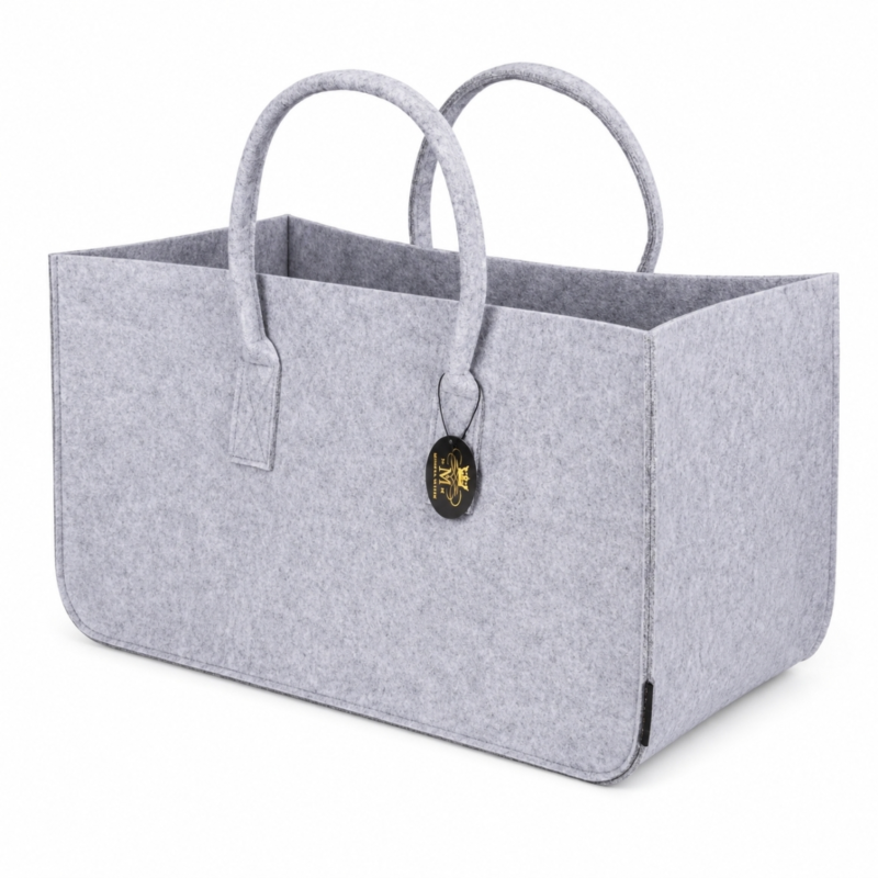 Premium mand vilt lichtgrijs 50 cm