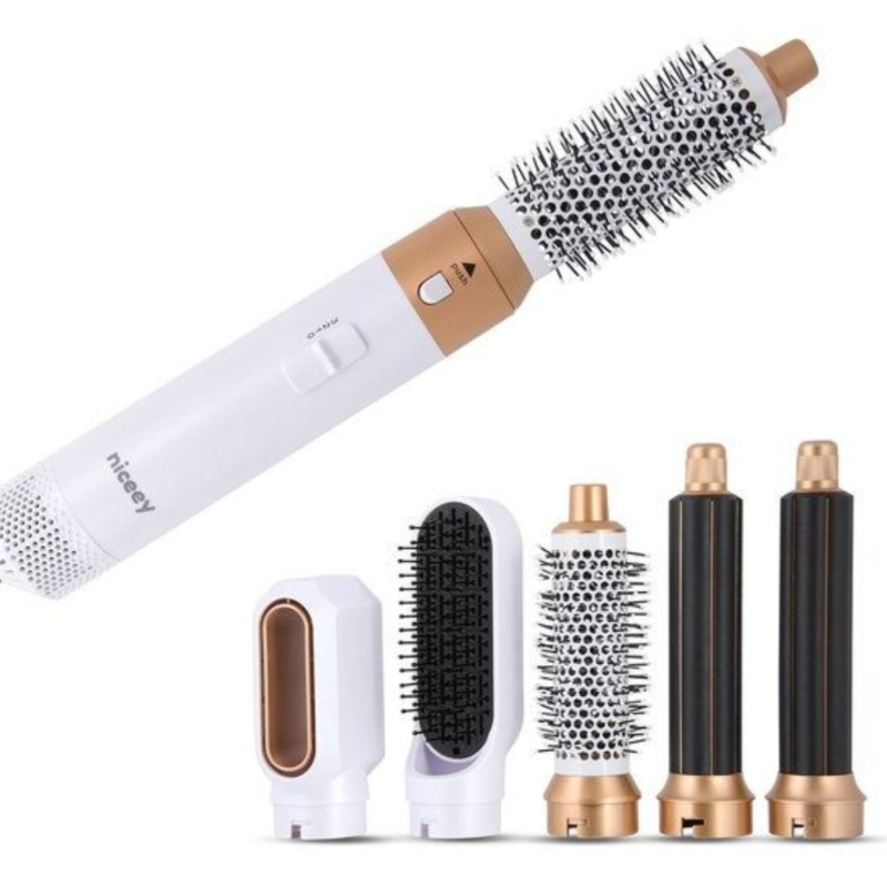 Niceey 5-in-1 haarstyler wit