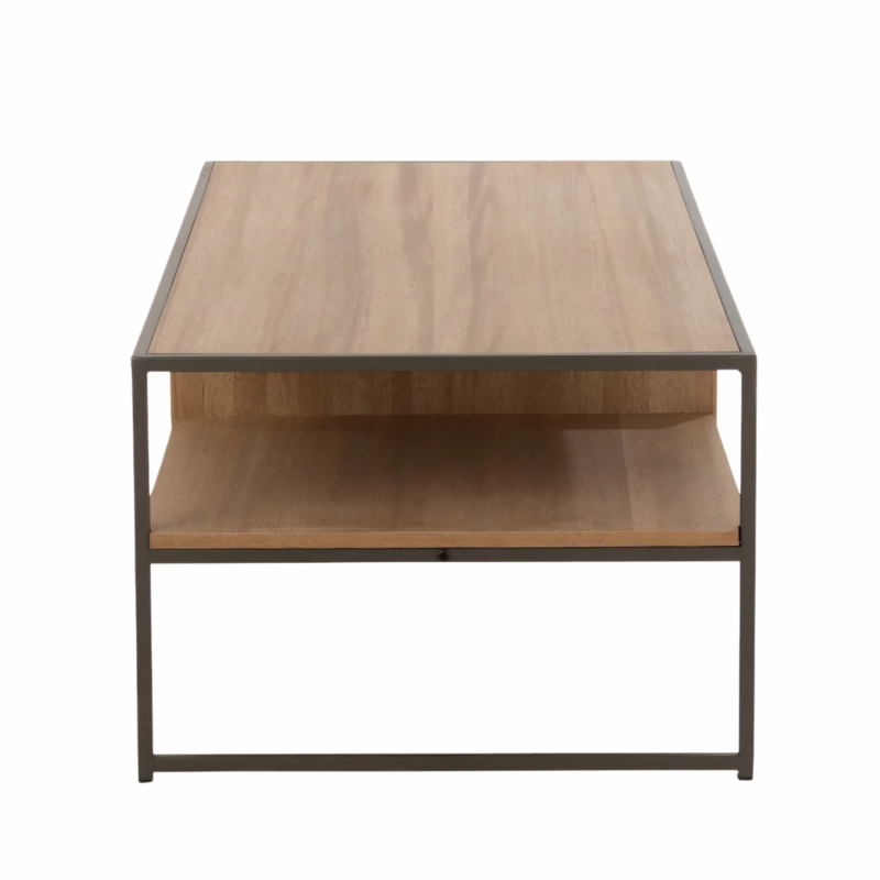 J-Line tv meubel zwart/naturel 120 cm