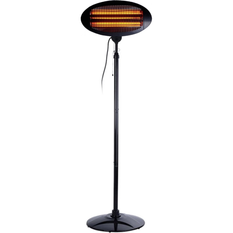 Excellent electrics heater terrasverwarmer staand 2000 Watt