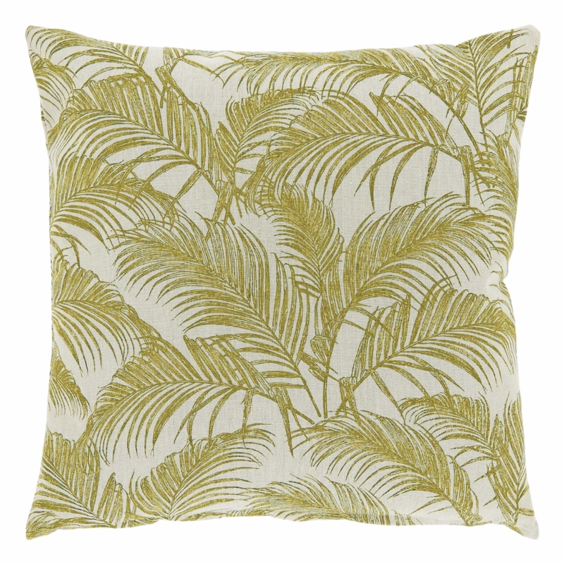 Unique Living kussen Roeli mosgroen 45 x 45 cm