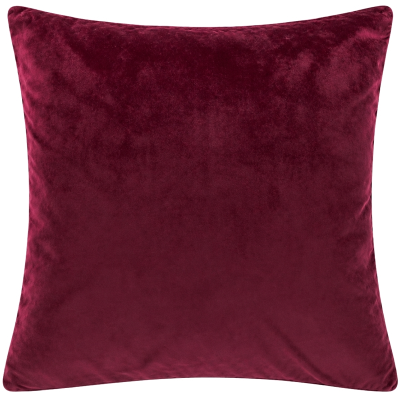 Tiseco kussen Velvet prune 60 x 60 cm
