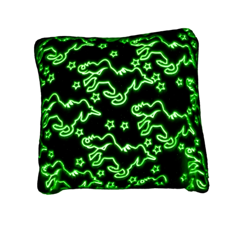 Out of the Blue kussen Unicorn glow in the dark 40 x 40 cm