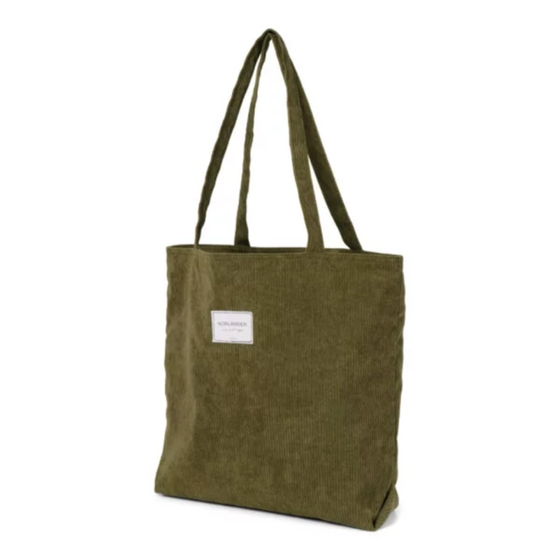 Norlander schoudertas totebag groen 46 cm