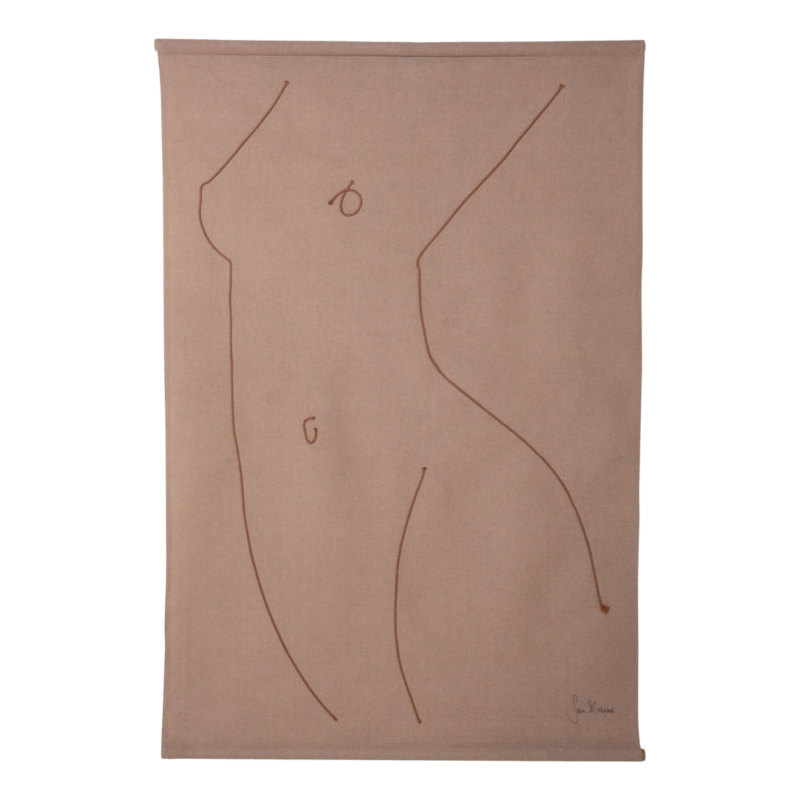 HKLiving wandkleed silhouet Woman by Sella Molenaar 147 cm