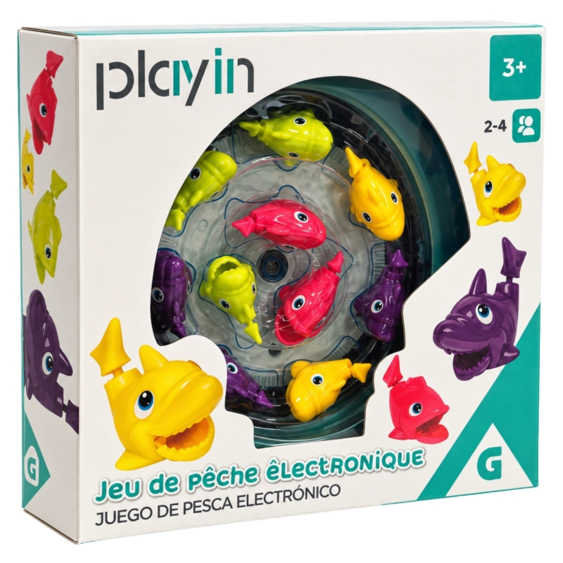 PLAY IN spel elektronisch visspel