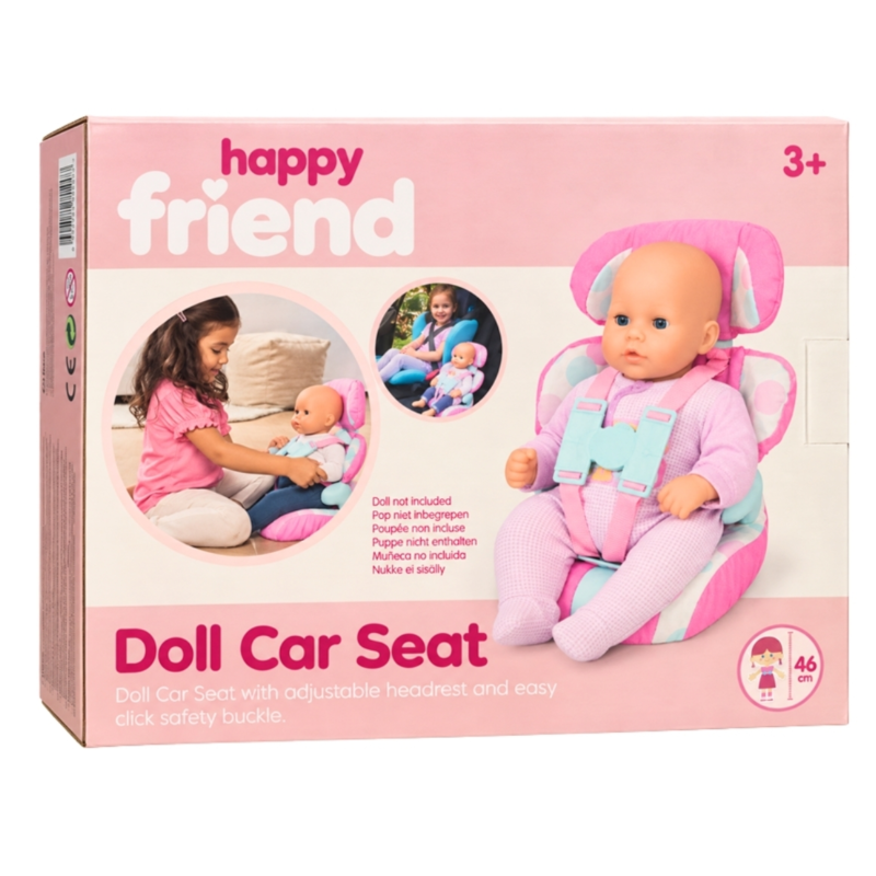 Happy Friend autostoel voor pop 36 cm