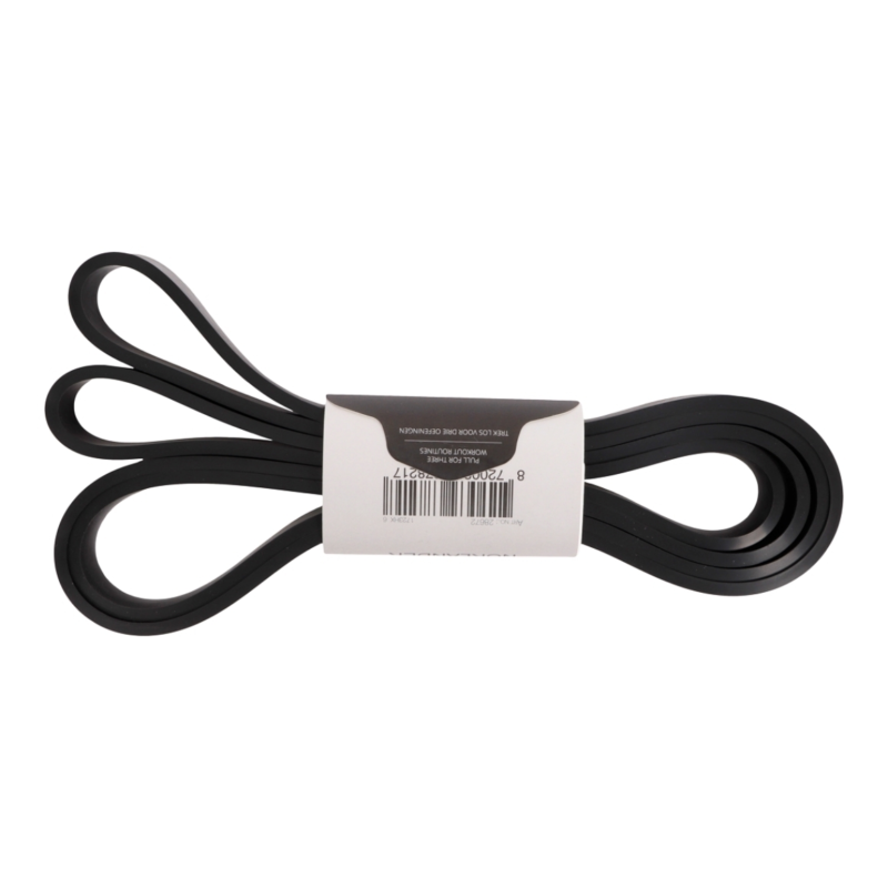 Norlander fitness band zwart 100 cm