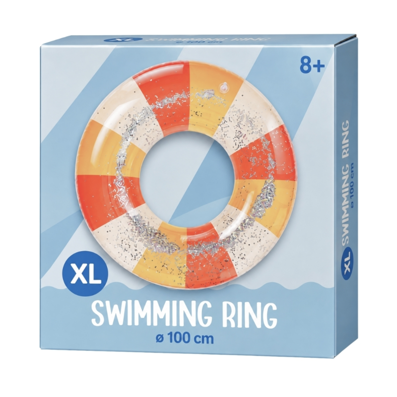 (R) Zwemring XL gestreept 100 cm