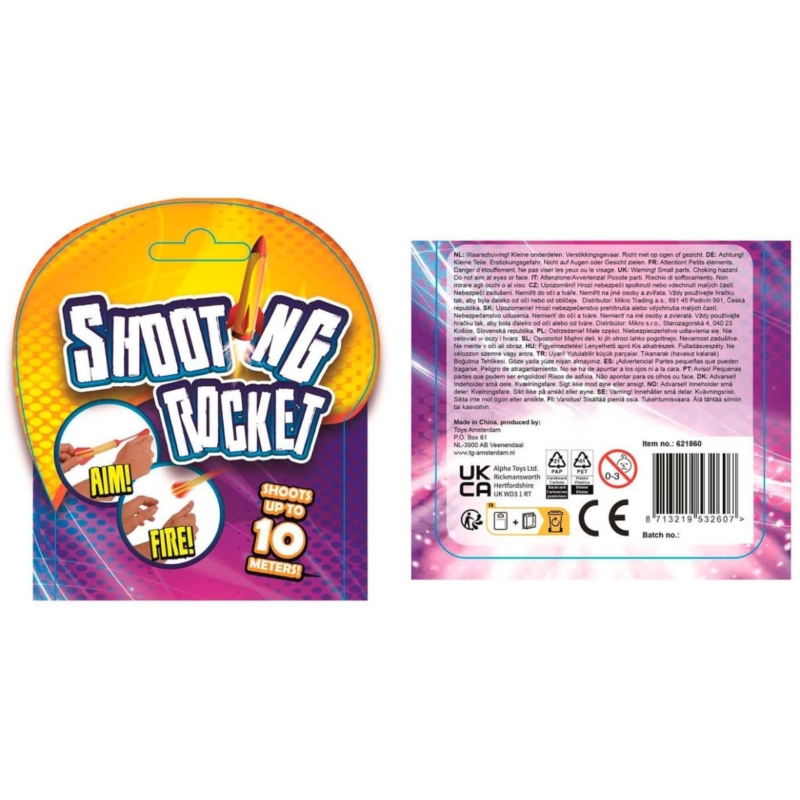 Afschiet raket 15 cm