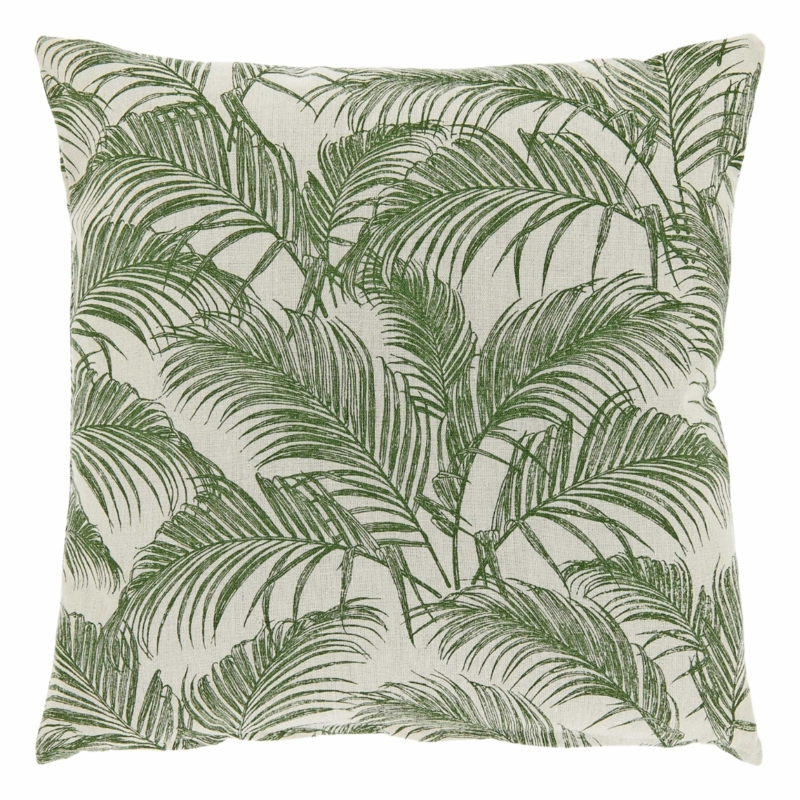Unique Living kussen Roeli tea green 45 x 45 cm