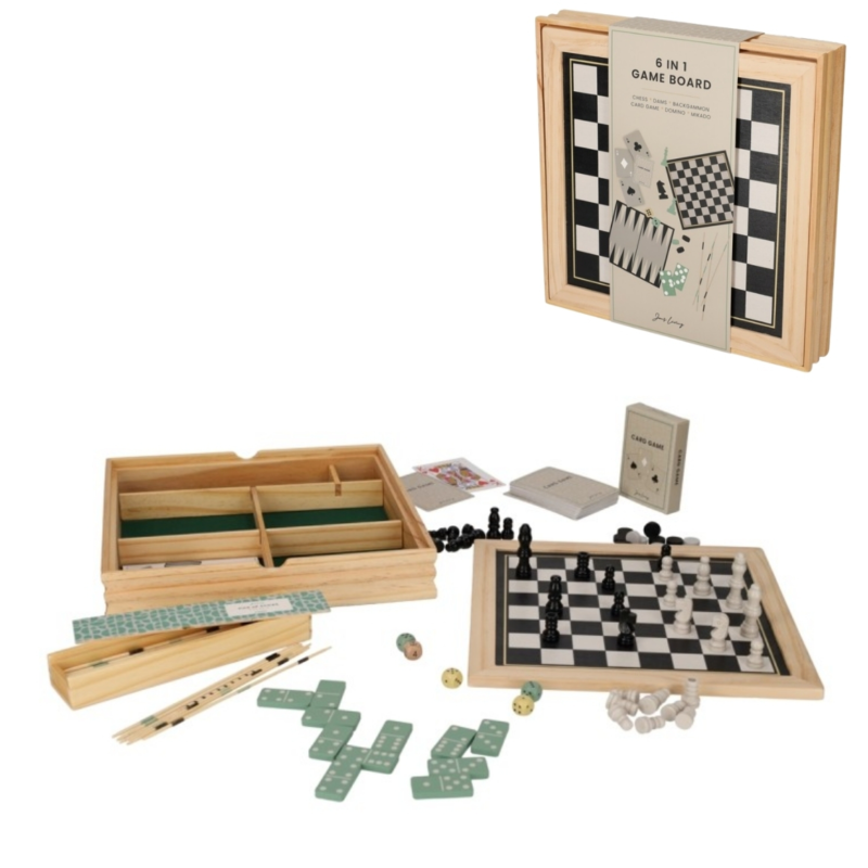 Jens Living 6-in-1 game board