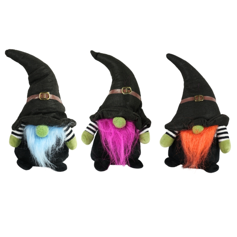 Gnome Halloween 24 cm 3 assorti