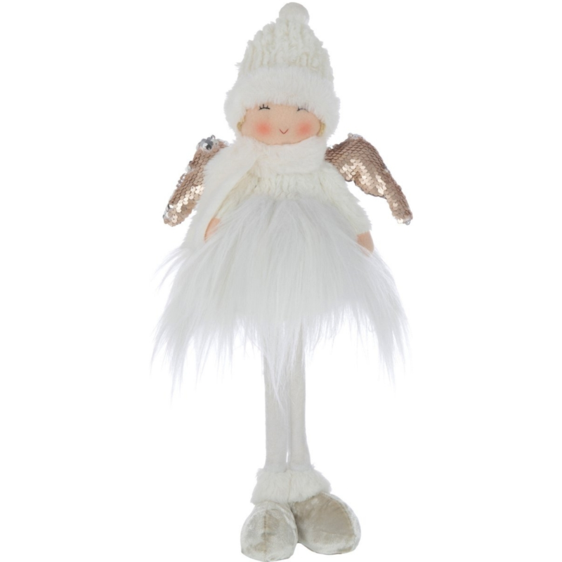 J-line figuur engel wit 42 cm