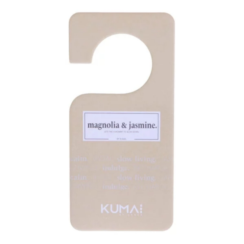 Kumai geurhanger magnolia & jasmijn beige 15,5 cm