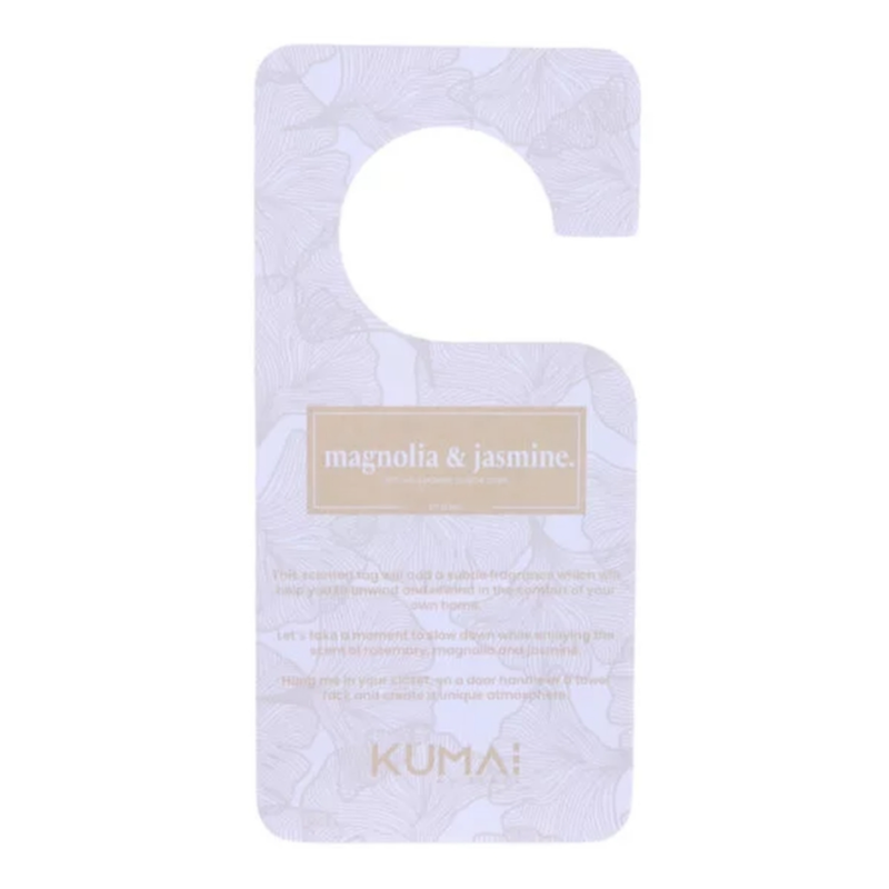 Kumai geurhanger magnolia & jasmijn beige 15,5 cm