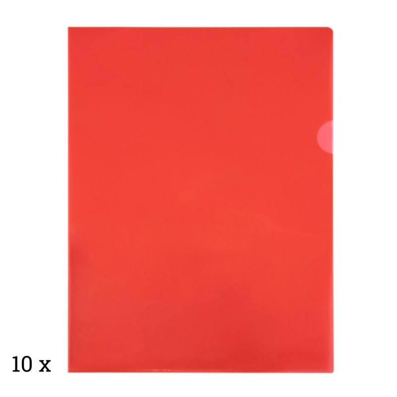 Zichtmap L-model blauw A4 10 stuks