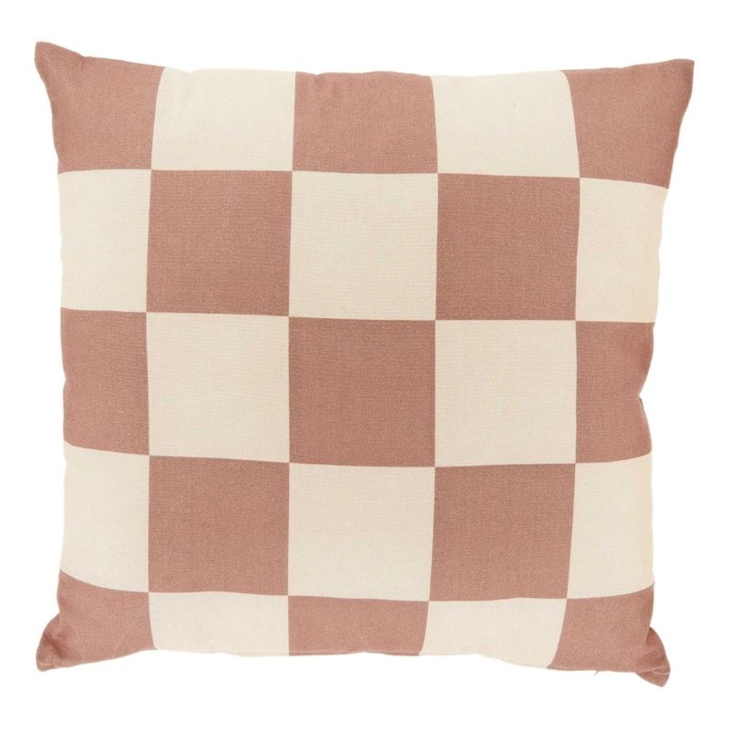 Unique Living kussen Zayn old pink 45 x 45 cm