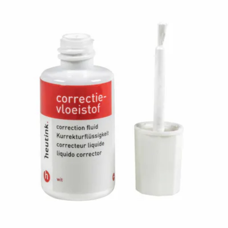 Heutink correctievloeistof wit 20 ml