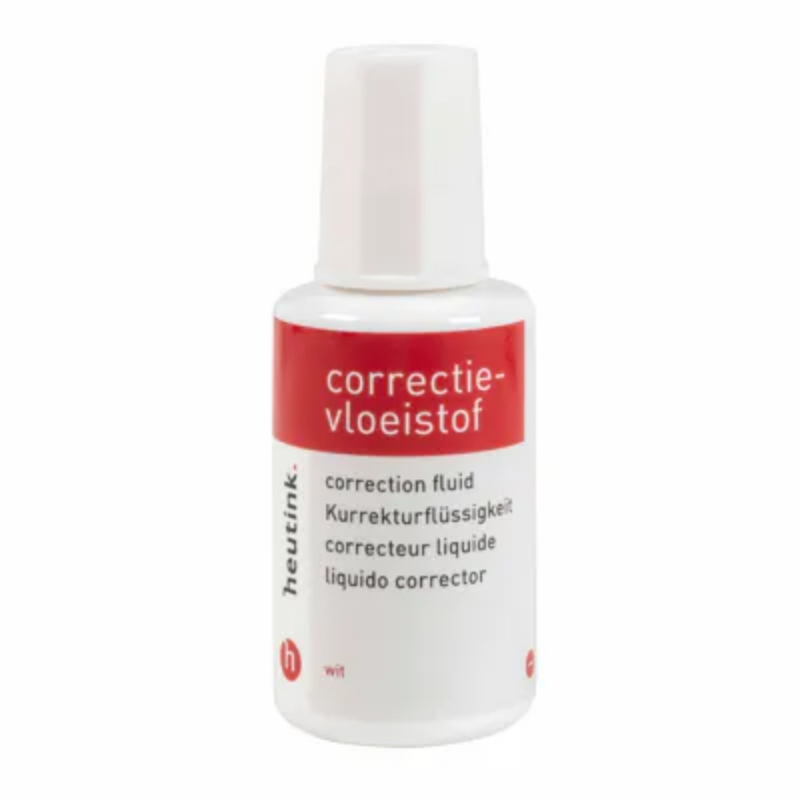 Heutink correctievloeistof wit 20 ml