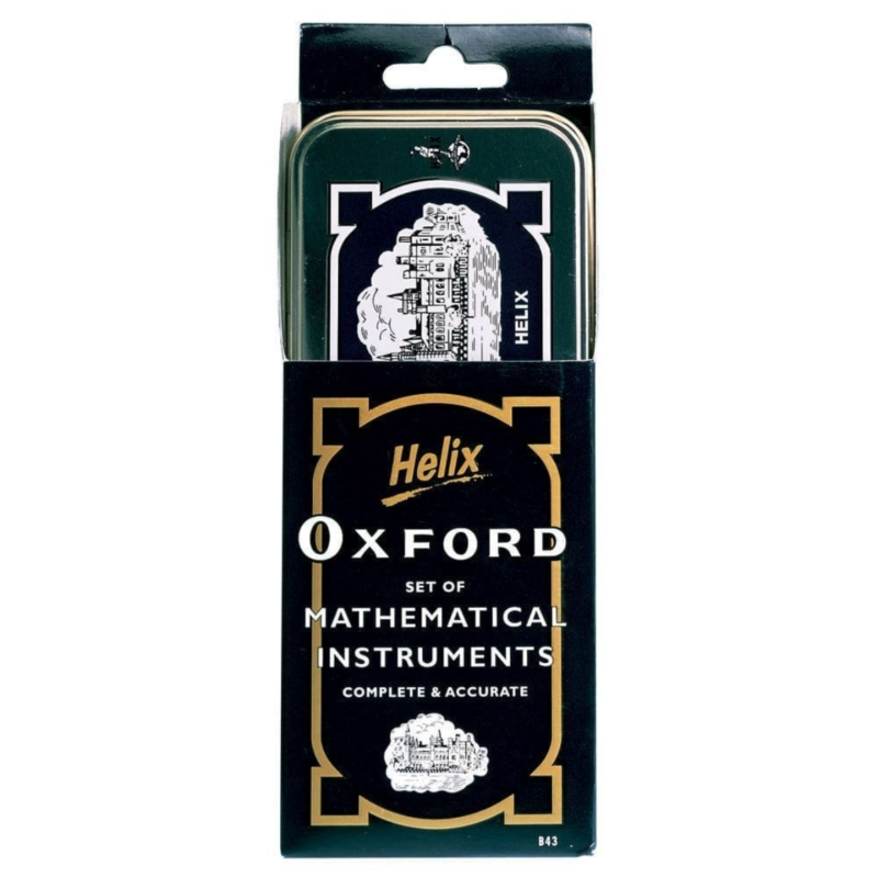 Helix Oxford geometrieset in metalen doos 9-delig