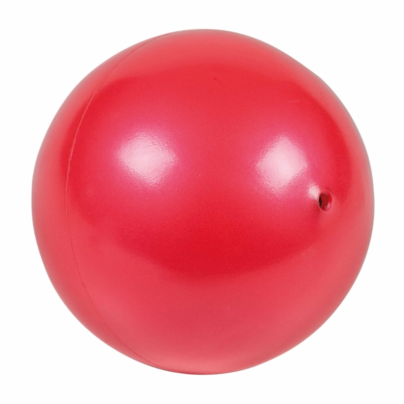 Turn en gymnastiek bal vinyl PVC rood 18 cm