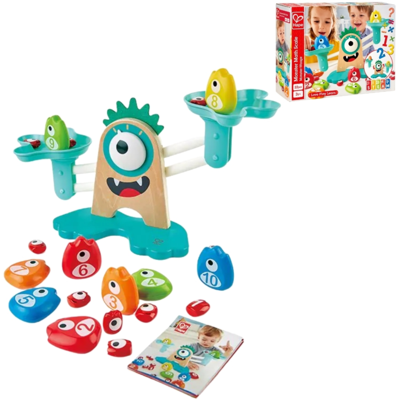 Hape Kinderspel Monsterweegschaal rekenen