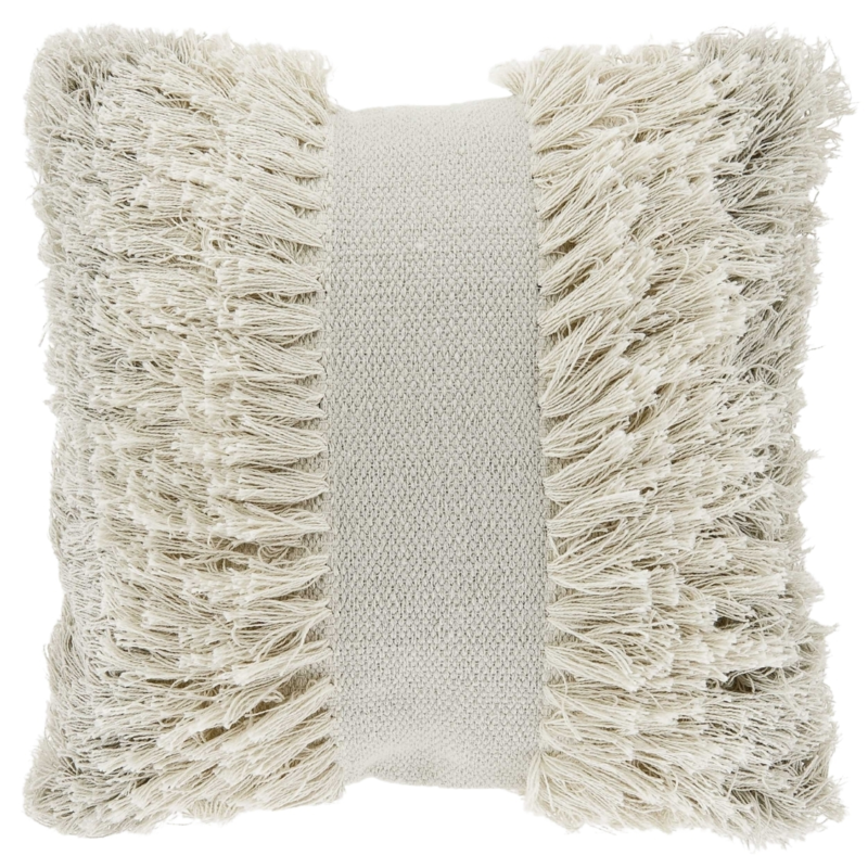 Unique Living kussen Ziggy dove white 45 x 45 cm