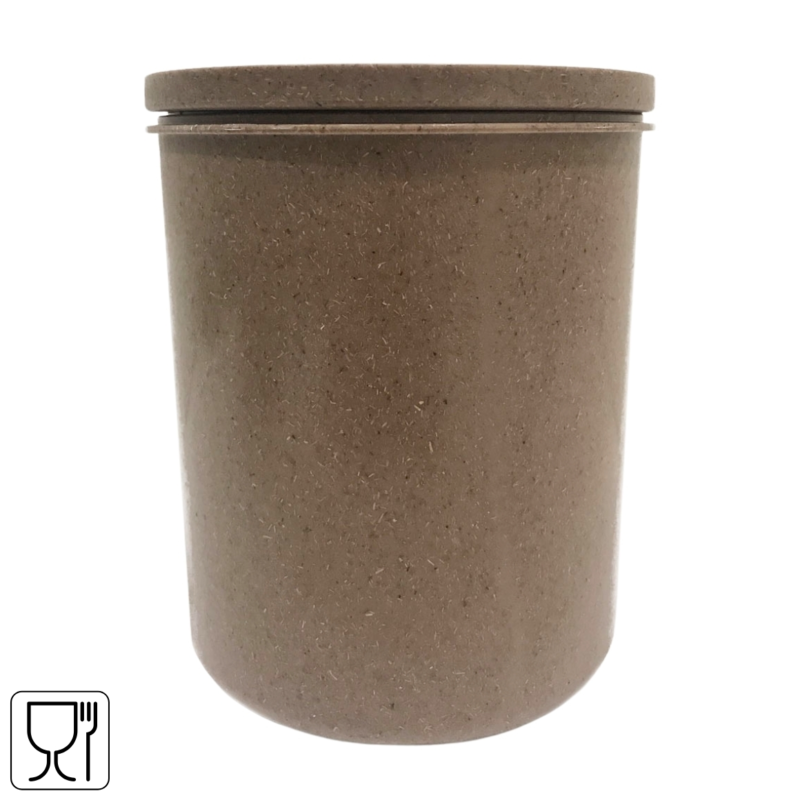 Vibers voorraadpot met deksel naturel 1000 ml